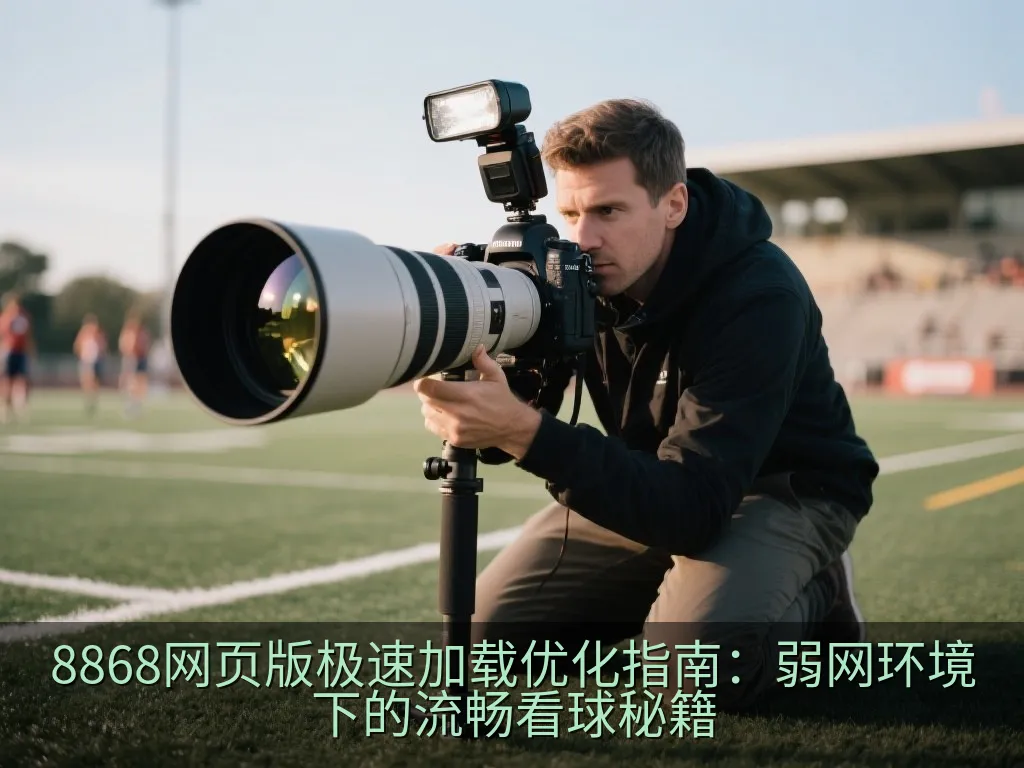 移动端网络信号优化与流畅观赛体验抽象概念图